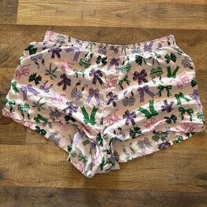 Victoria's Secret Multicolor Bow Print Shorts